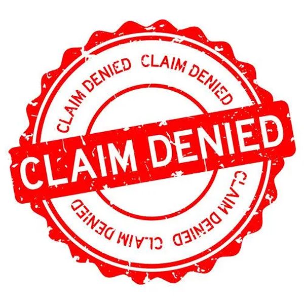 Claim Denied Stamp